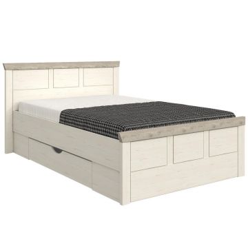 Pat, 120/200 cm, gri, alb