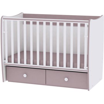 Pat Copii Mobilier Matrix New Alb/Cappucino 0 Luni-3 Ani