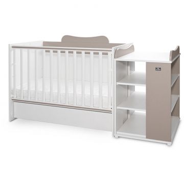 Pat Copii Modular Multifunctional 5 Confirgurari Diferite 190 X 72Cm Multi White & String