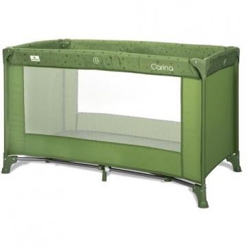 Pat Copii Pliabil Carina 1 Nivel Geanta De Transport Green Stars