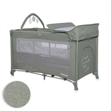 Pat Copii Pliabil Noemi Plus 2 Nivele Cu Accesorii Iceberg Green Star