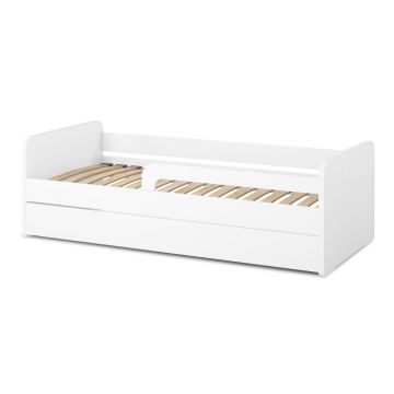 Pat pentru copii alb cu somieră 80x200 cm Duuli – ELTAP