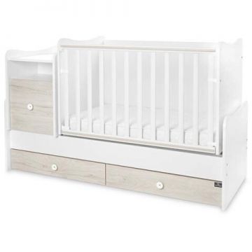 Pat Transformabil Trend Plus 167 x 72 x 105CM Trio White Light Oak