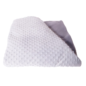 Patura ponderata de 3 kg gri cu gri 90 x 100 cm