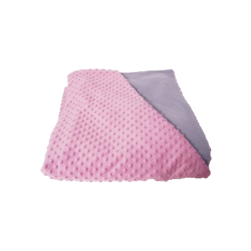 Patura ponderata de 4 kg roz cu gri 100 x 150 cm