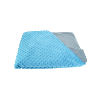 Patura ponderata de 5 kg albastru cu gri 150 x 200 cm