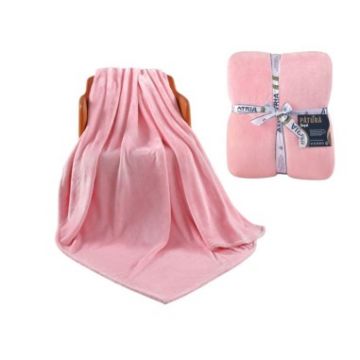 Patura pufoasa Royal roz 210 x 240 cm