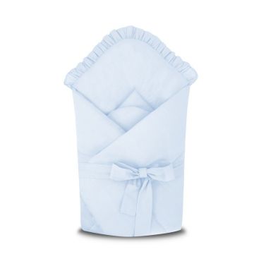 Paturica de infasat MimiNu din bumbac 75x75 cm Colectia Royal Blue