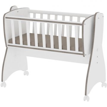 Patut Balansoar First Dreams Transformabil 0 Luni+ Alb/Maro