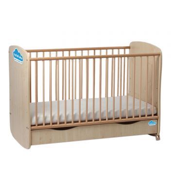 Patut bebe Noriel Bebe cu sertar, Paltin