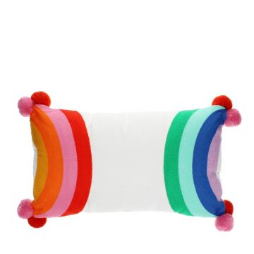 Pernă pentru copii din amestec de bumbac 50x33 cm Rainbow – Rex London