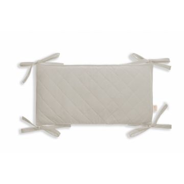 Protectie laterala pentru patut pachet 3x60 cm catifea Sand