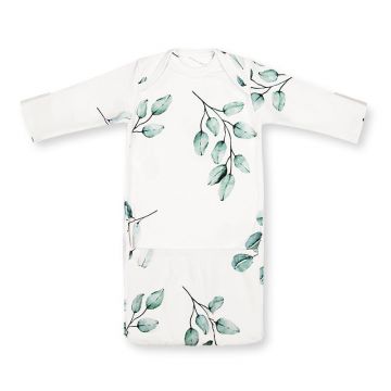 Saculet si caciulita cangur 0-2 luni Eucalipt Sleepee