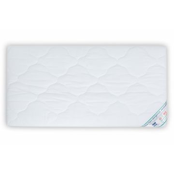 Saltea din spuma poliuretanica Somnart HypoallergenicMed 120x60x10 cm, ortopedica, husa detasabila, fermitate medie