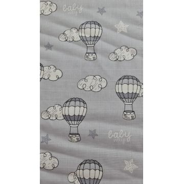 Scutec din muselina 80x80 cm Kreis Design Baloane