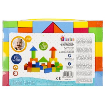 Set cuburi de constructie, BamBam, 29 buc