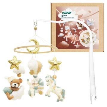 Carusel pentru patut cu suport de prindere Neno Gino