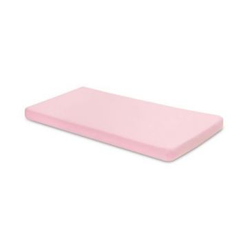 Cearsaf cu elastic din vascoza de bambus Sensillo 140x70 cm Roz