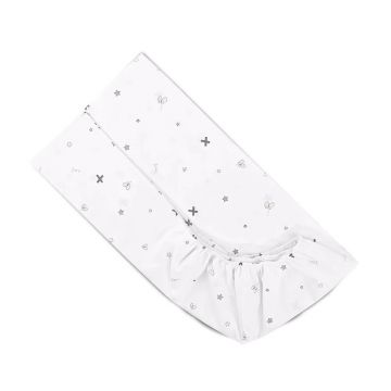 Cearsaf cu elastic Lorelli Classic bumbac ranforce 70 x 140 cm Honey Bunny Beige