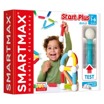 Joc magnetic, Smart Max, Start si Setul incepatorilor Plus, 30 piese