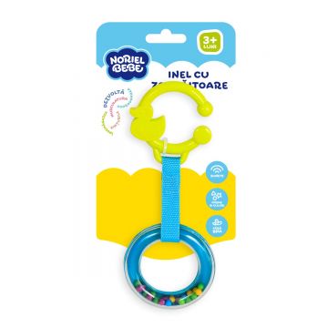 Jucarie bebelusi, Inel cu zornaitoare, Noriel Bebe, Verde