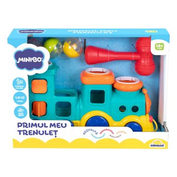 Jucarie bebelusi, Minibo, Trenulet cu mingiute