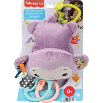 Jucarie pentru carucior, Fisher Price, On-the-Go, Purple Monkey, JFF02