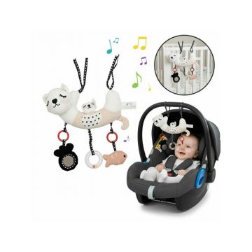 Jucarie pentru patut si carucior, Bocioland, Multifunctionala, Kitten