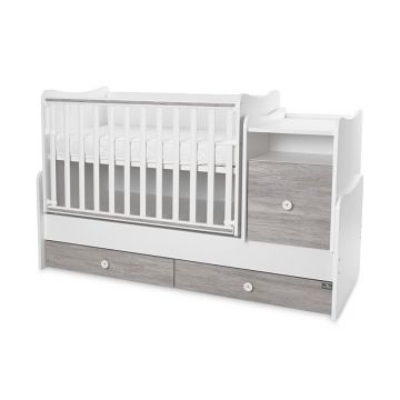 Mobilier multifunctional Trend Plus Trio White Artwood, transformabil, 167x72x105 cm