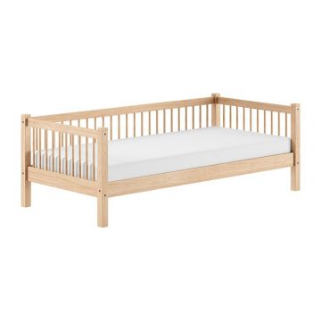 Pat pentru copii Ã®n culoare naturalÄdin lemn de fag cu somierÄ90x200 cm Forrest âVipack