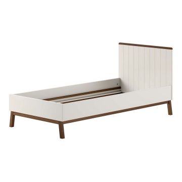 Pat pentru copii bej din lemn de pin fÄu0083rÄsomierÄ90x200 cm Sezane âu0080Vipack