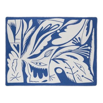 Pătură albastră 165x200 cm Lino – noo.ma