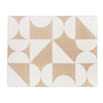 Pătură bej/crem 150x200 cm Tul – noo.ma