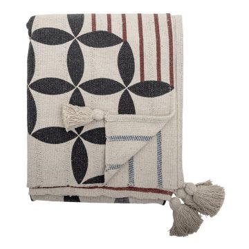 Pătură din amestec de bumbac 130x155 cm Forma – Bloomingville