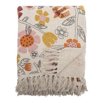 Pătură din amestec de bumbac 130x160 cm Vivielle – Bloomingville