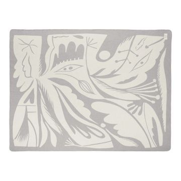 Pătură gri deschis 165x200 cm Lino – noo.ma