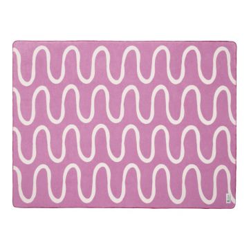 Pătură roz 150x200 cm Swirl – noo.ma