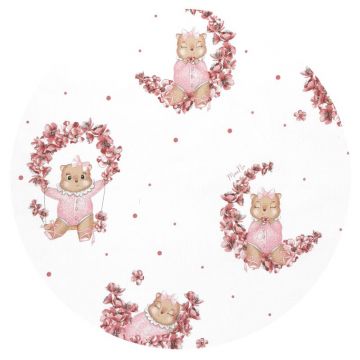 Paturica moale MimiNu cu doua fete din bumbac 75x100 cm Betty