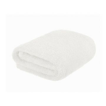 Paturica pufoasa pentru copii MimiNu Alb din fleece 75 x 100 cm