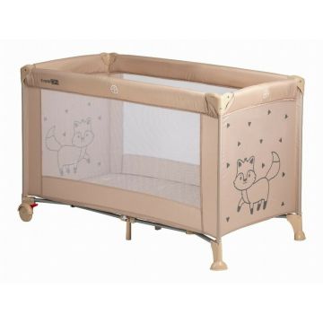 Patut pliant, FreeON, Nap, Cu un nivel, 120x60 cm, Beige