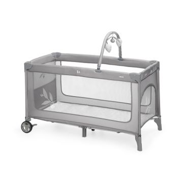 Patut pliant, Jane, One Level, Cu roti, Cu arcada cu jucarii, Geanta de transport, Cu un nivel, Conform standardelor europene EN 716-1:2017+AC:2019EN 16890:2017 + A1:2021, Mist