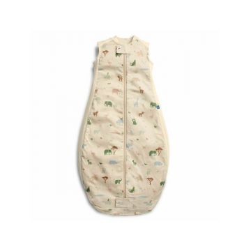 Sac de dormit, ErgoPouch, 8-24 luni, 8-14 kg, TOG 1, Bumbac organic, Fermoar bidirectional, Lavabil la masina, Certificat non-toxic, Premiat in Australia, Bej/Savana