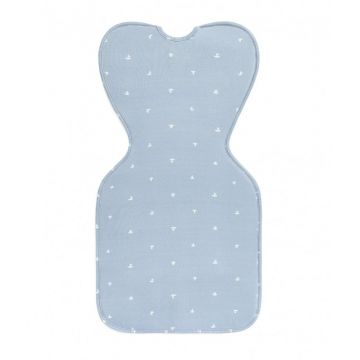 Sac de dormit pentru infasat Love to Dream Swaddle Up Mist Blue M 6-8.5 kg 1 Tog