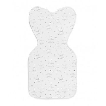 Sac de dormit pentru infasat Love to Dream Swaddle Up White nou-nascut 2-3.8 kg 0,2 Tog