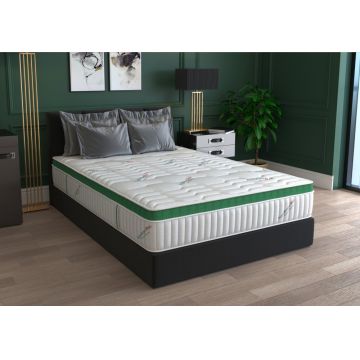 Saltea cu arcuri HypoallergenicMed Primo Protect 180 x 200 x 23 cm, ortopedica cu husa  antialergica