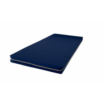 Saltea cu burete Somnart 90 x 190 x 15 cm cu husa impermeabila si detasabila