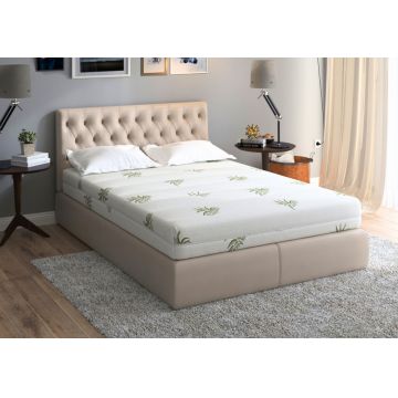 Saltea cu memorie Somnart XXL Memory Plus 160x200x25 cm husa Aloe Vera