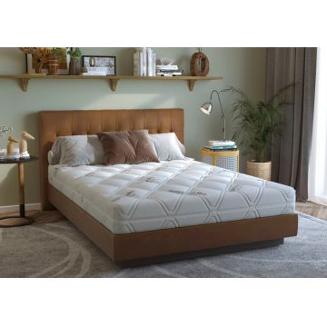 Saltea din spuma poliuretanica Somnart HypoallergenicMed Antibacteria 180 x 200 x 18 cm, cu husa detasabila