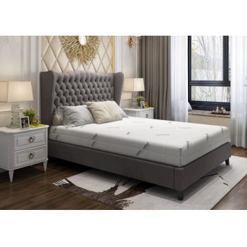 Saltea din spuma poliuretanica Somnomed Antiacaria 160 x 200 x 20 cm cu husa detasabila