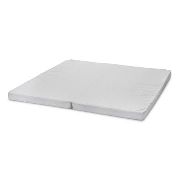 Saltea pliabila pentru tarc copii Classic Sky Grey din spuma 94 x 94 x 5 cm